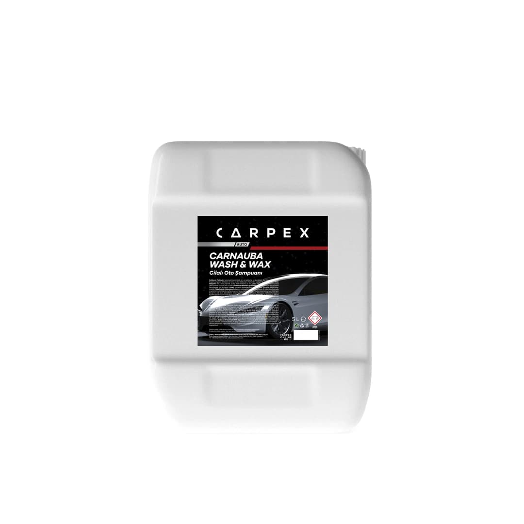 Carnauba wash and wax shampoo · 5 l